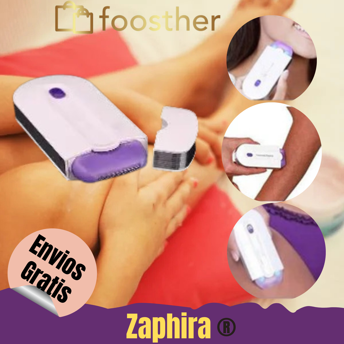 Zaphira® - DEPILADORA LAZER TOUCH QUITA BELLO