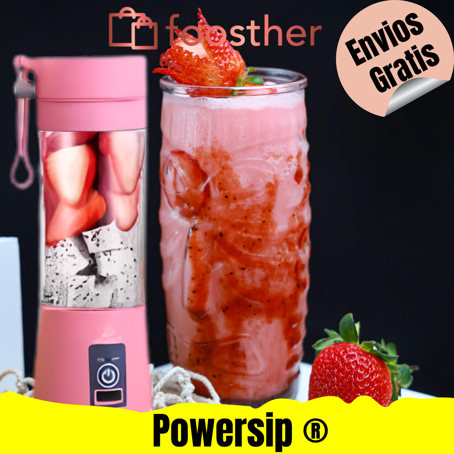 PowerSip®-LICUADORA PORTATIL
