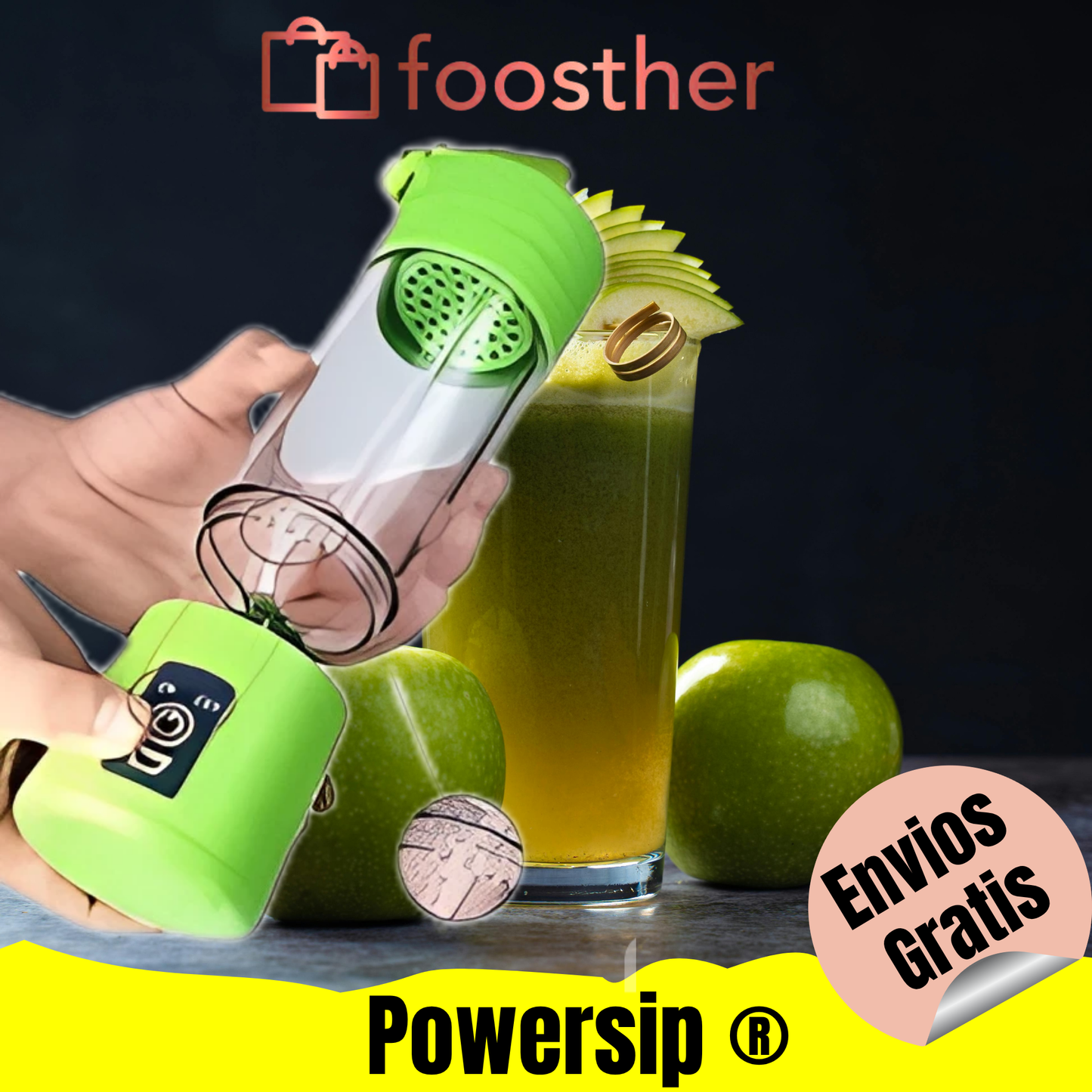 PowerSip®-LICUADORA PORTATIL