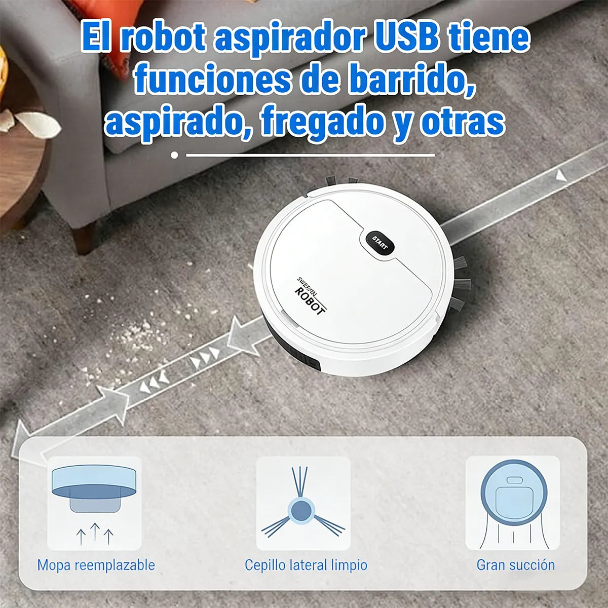 AeroClean 360™ ASPIRADORA ROBOT 3 EN